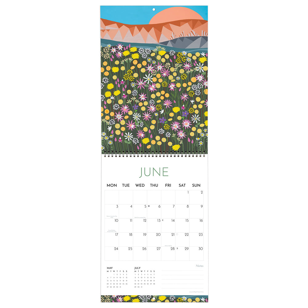 2024 Australiana Artist Calendar, Australian Made Gifts Bits of Australia
