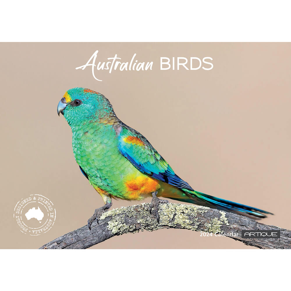 2024 Australian Bird Calendar for Australian Gifts to Send Overseas