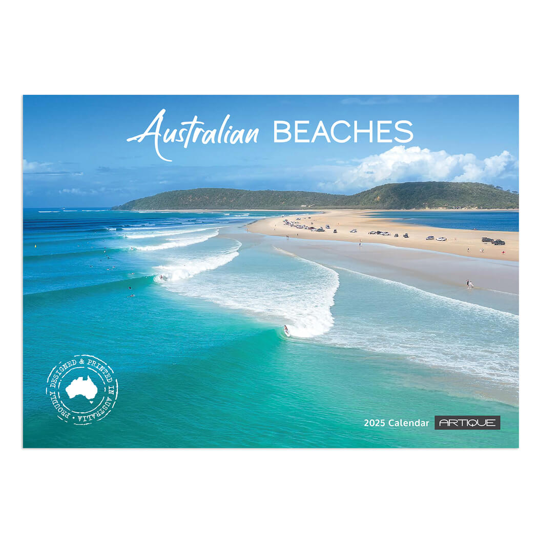 2025 Australian Beaches Souvenir Calendar for Made in Australia Gifts to Send Overseas