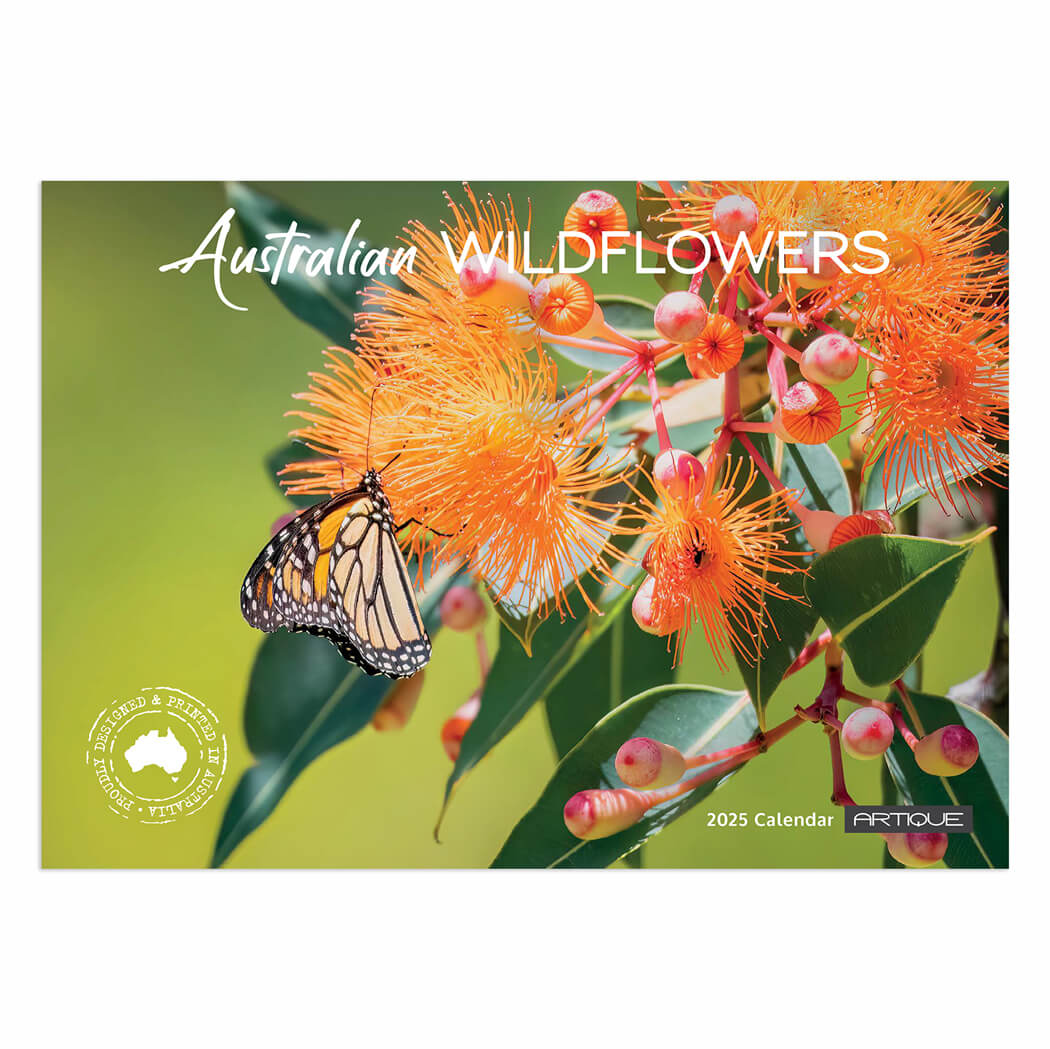 2025 Australian Wildflowers Calendar Made in Australian for gifts to send overseas