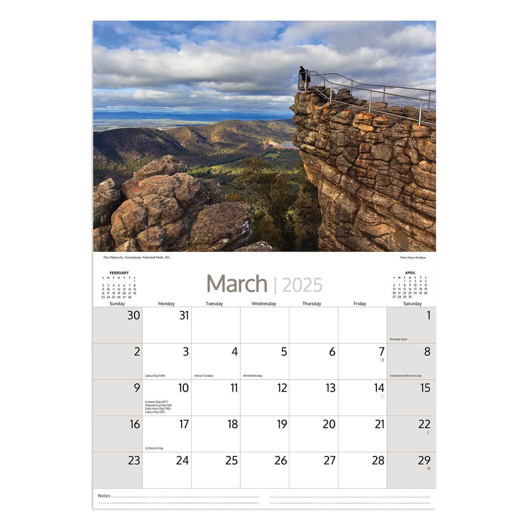 2025 Majestic Australia Calendar for the best souvenirs from Australia