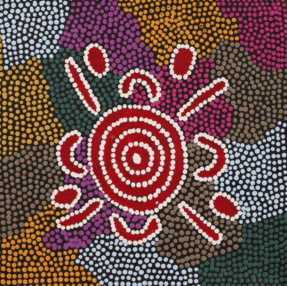 Aboriginal Art for Sale Sydney by Denny Frank from Warlukurlangu