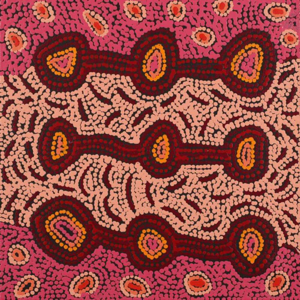 Aboriginal Artworks for Sale by Theo Nangala Hudson 7582