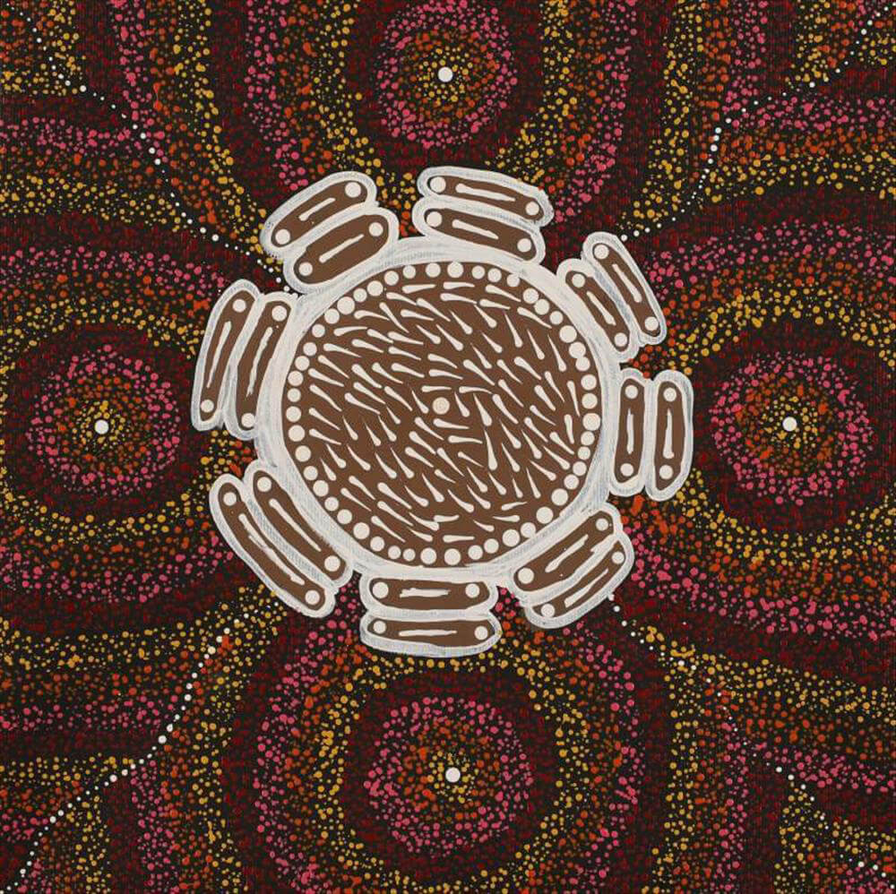 Aboriginal Artworks for Sale by Serita Nakamarra Ross 5910