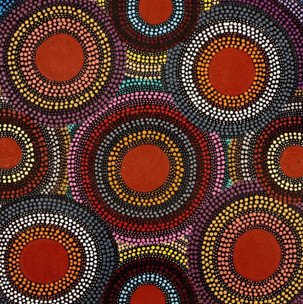 Aboriginal Painting for Sale by Leavannia Nampijinpa Watson 4326