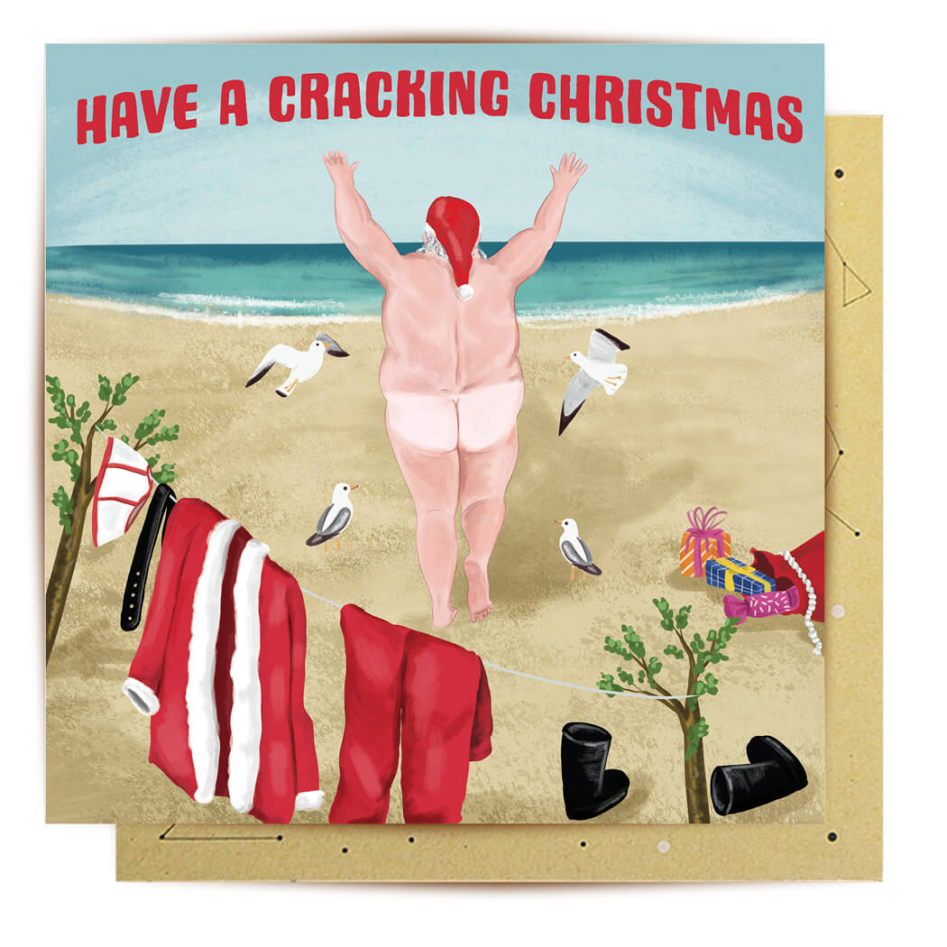 Australian hristmas Cards Have a Cracking Xmas by La La Land 