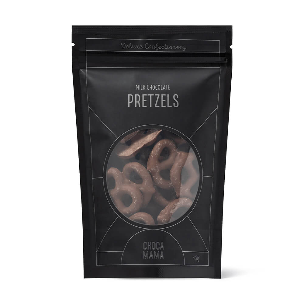 Australian Gourmet Food Gifts Milk Chocolate Pretzels by Chocamama