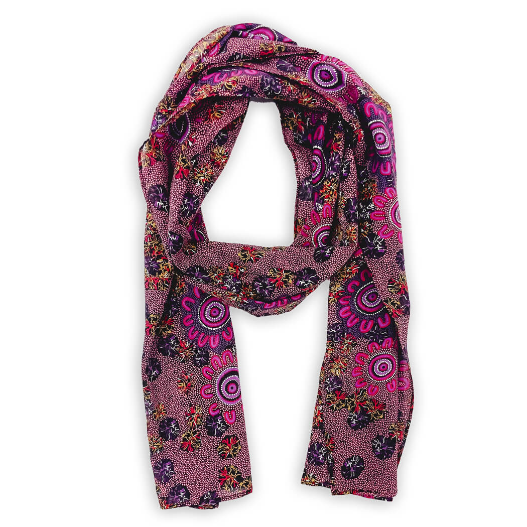 Aboriginal Chiffon Scarf - Women&#39;s Business