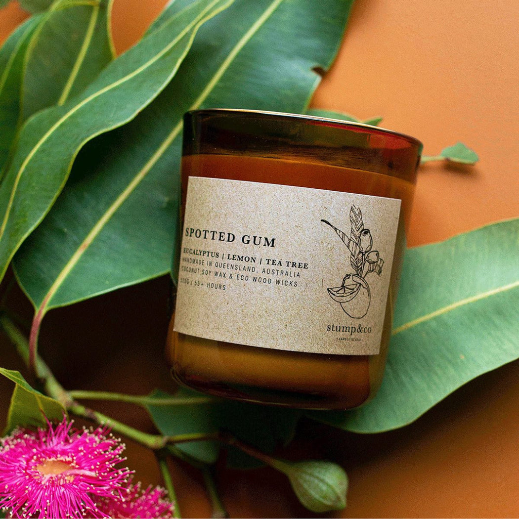 Australian Souvenir Scented Candle Spotted Gum by Stump and Co