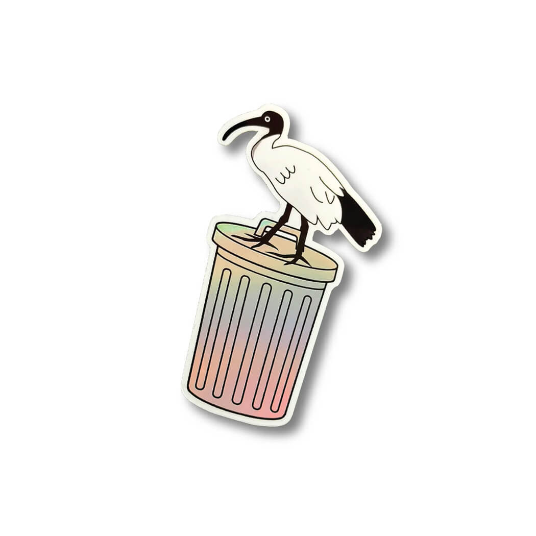 Australian Souvenir Sticker Bin Chicken Made in Australia