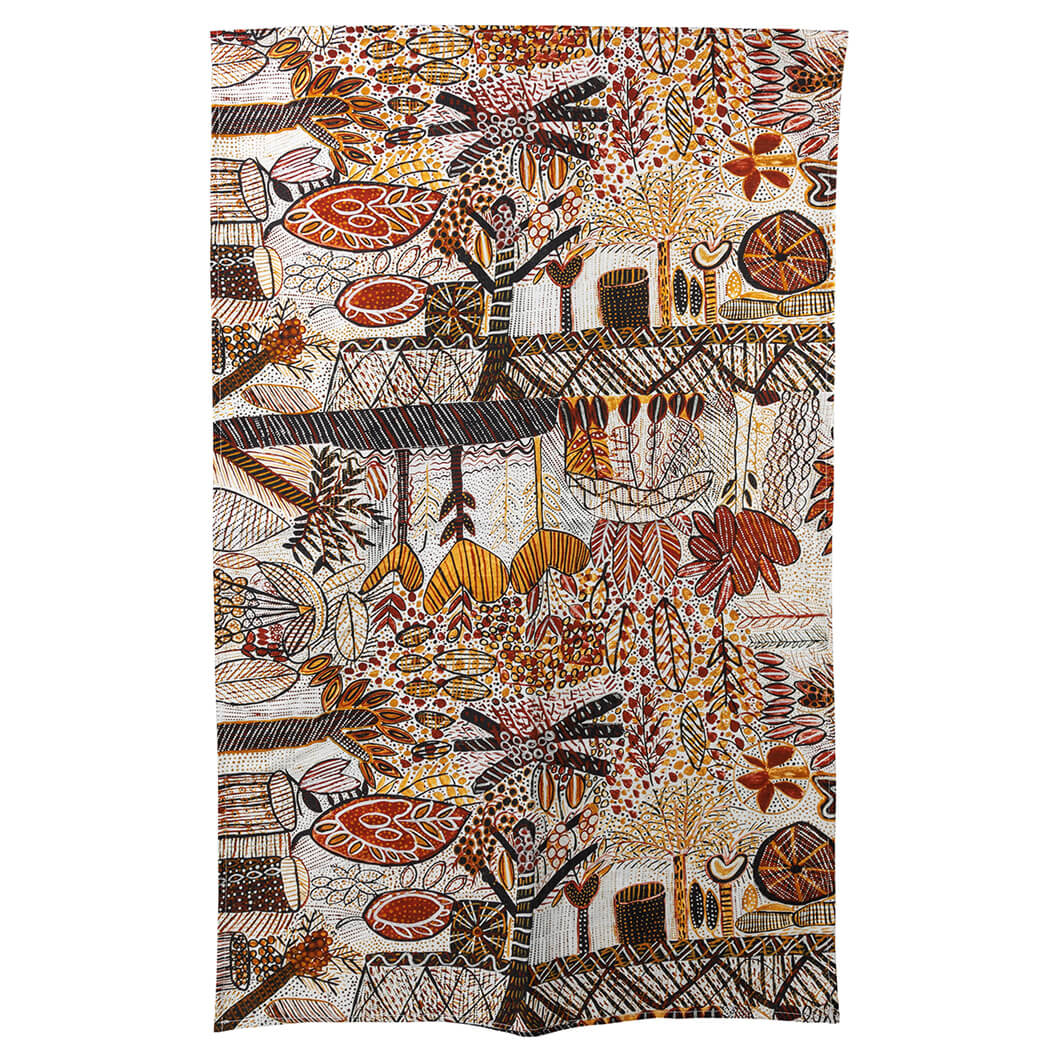 Australian Souvenir Tea Towels for Aboriginal Gifts Made in Australia by Mary Moreen