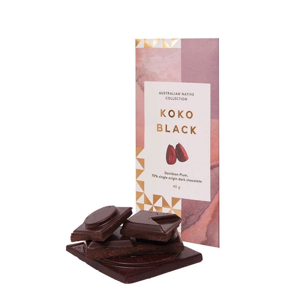 Australian Chocolate Gifts Native Davidson Plum and Dark Chocolate by Koko Black