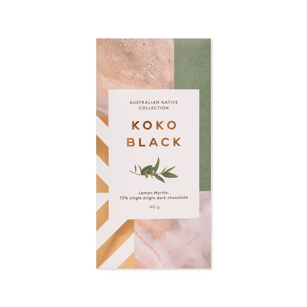 Australian Food Gifts by Koko Black Native Lemon Myrtle Dark Chocolate