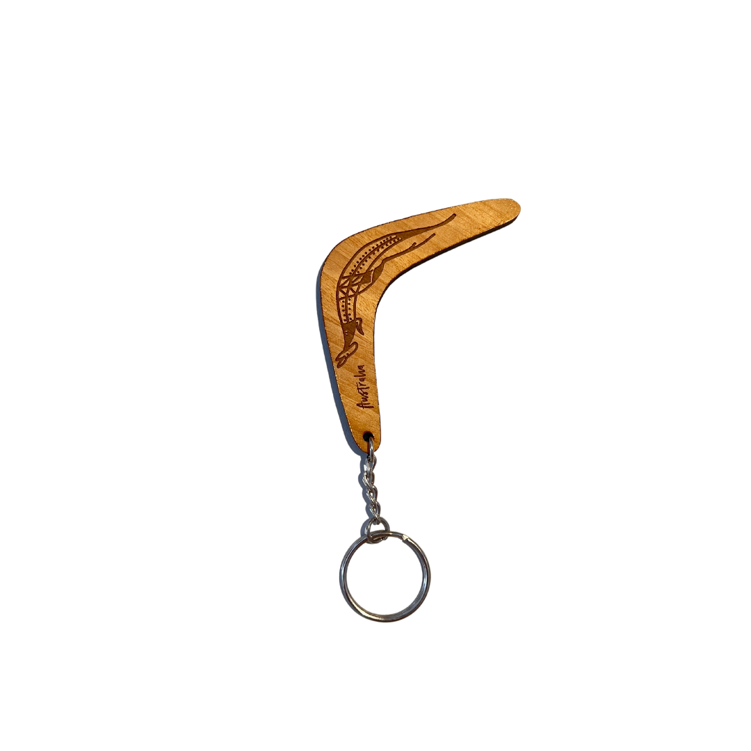 Australian Made Boomerang Keyring