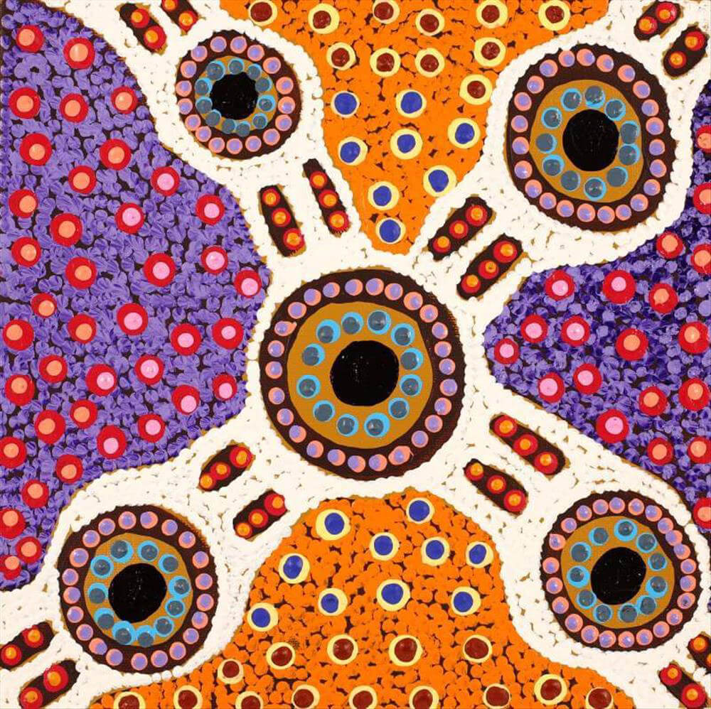 Buy Aboriginal Art Sydney by Jennifer Napaljarri Lewis for Australian Souvenirs 1605