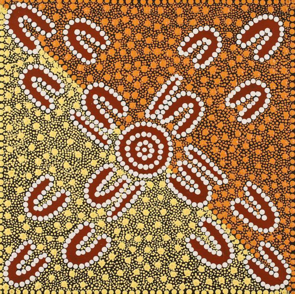 Buy Aboriginal Art by Tristina Nangala Egan for Souvenirs from Australia