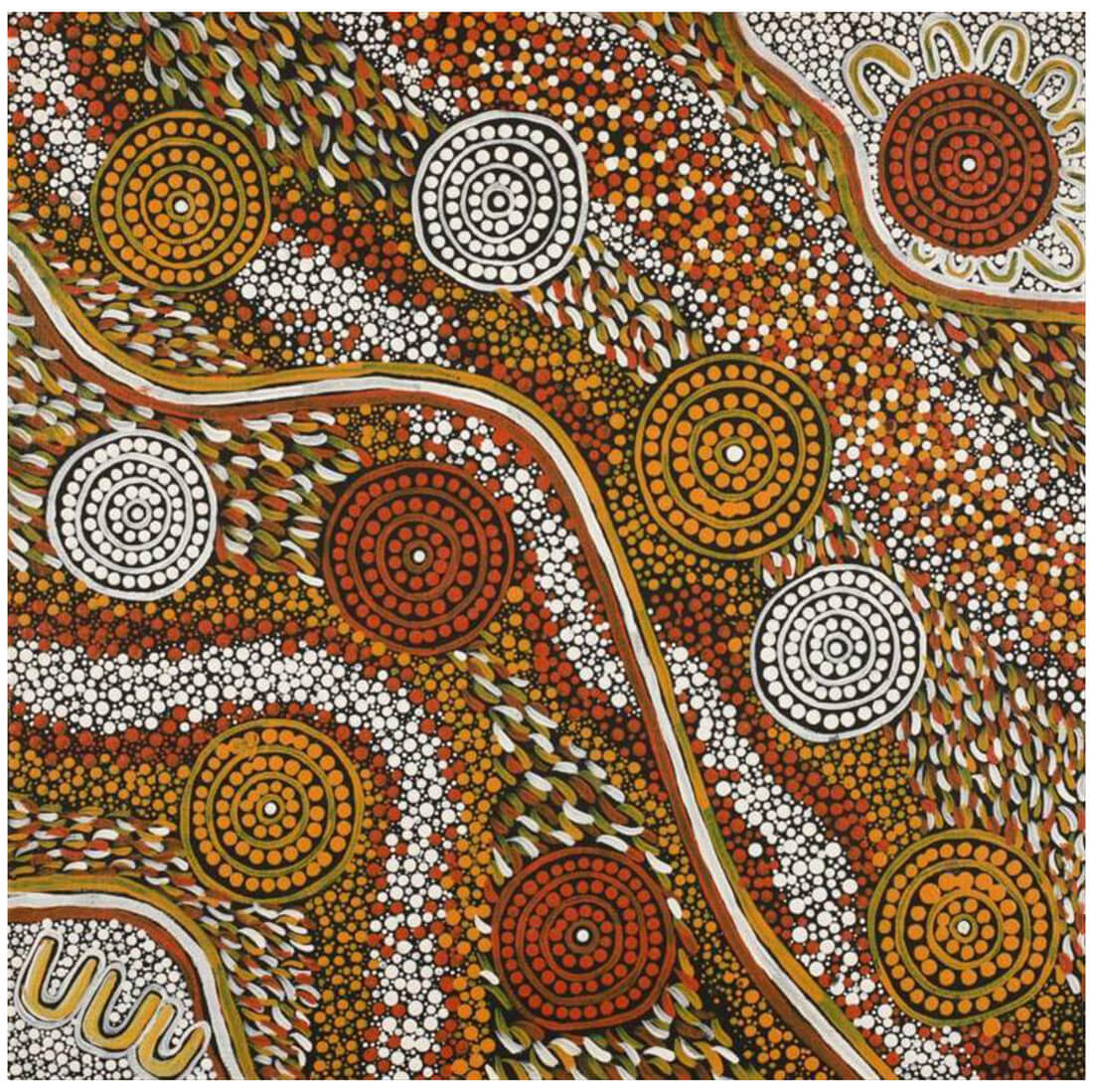 Buy Aboriginal Art Sydney by Verona Nungarrayi Jurrah 129