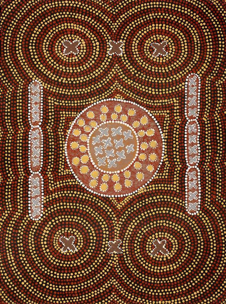 Buy Aboriginal Art Sydney by Wendy Napaljarri Kitson for Australian Souvenirs