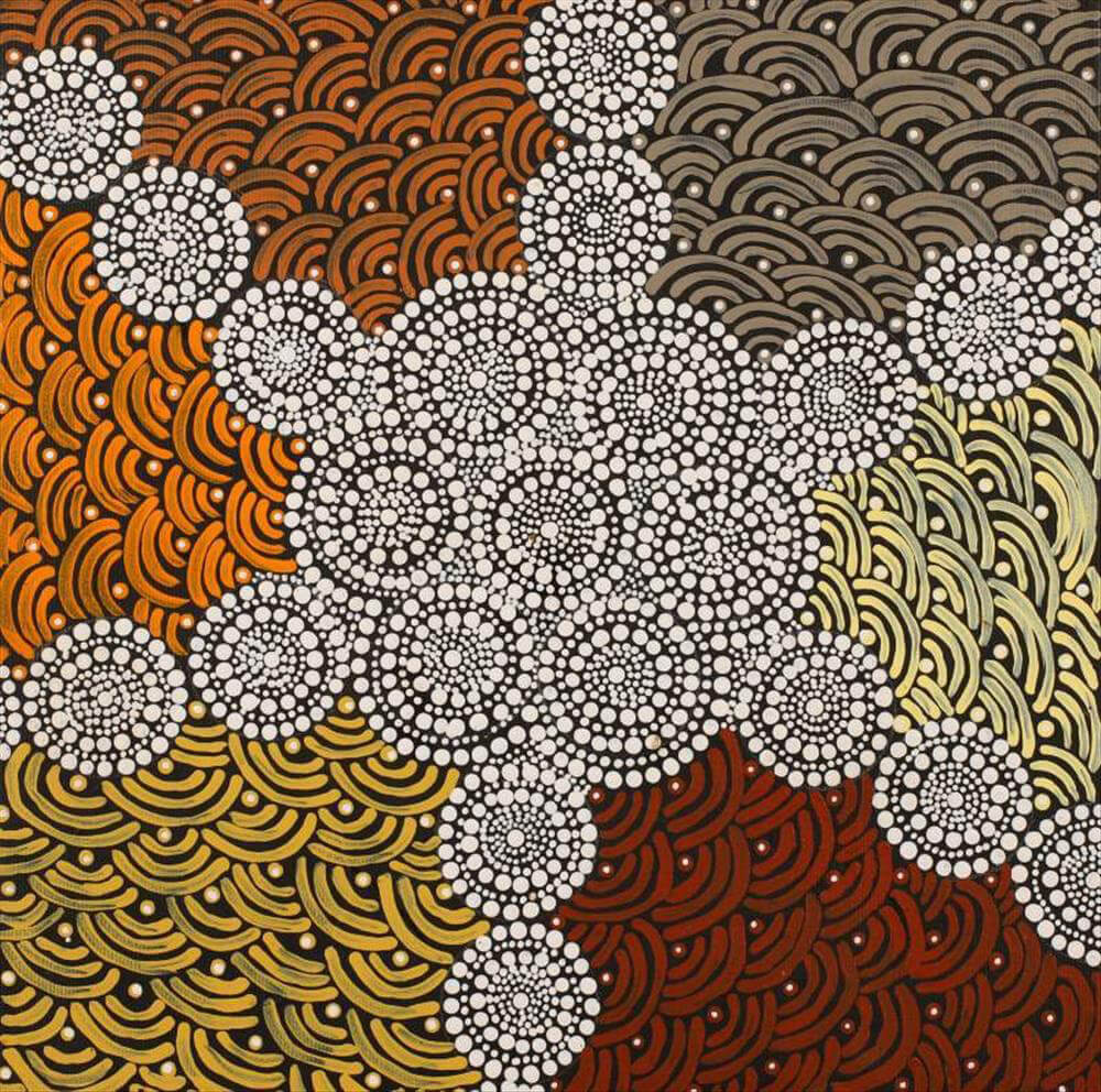 Buy Aboriginal Art Sydney by Doreen Nampijinpa Tilmouth for Australian Souvenirs 6164