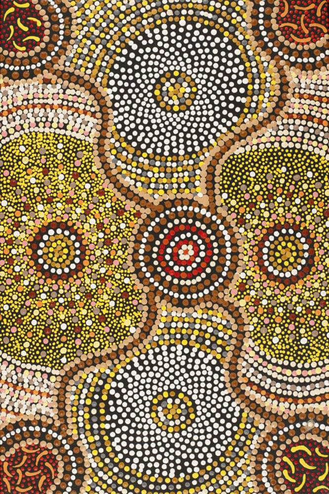 Buy Aboriginal Art by Lyn Nungarrayi Sims for an Australian Souvenir