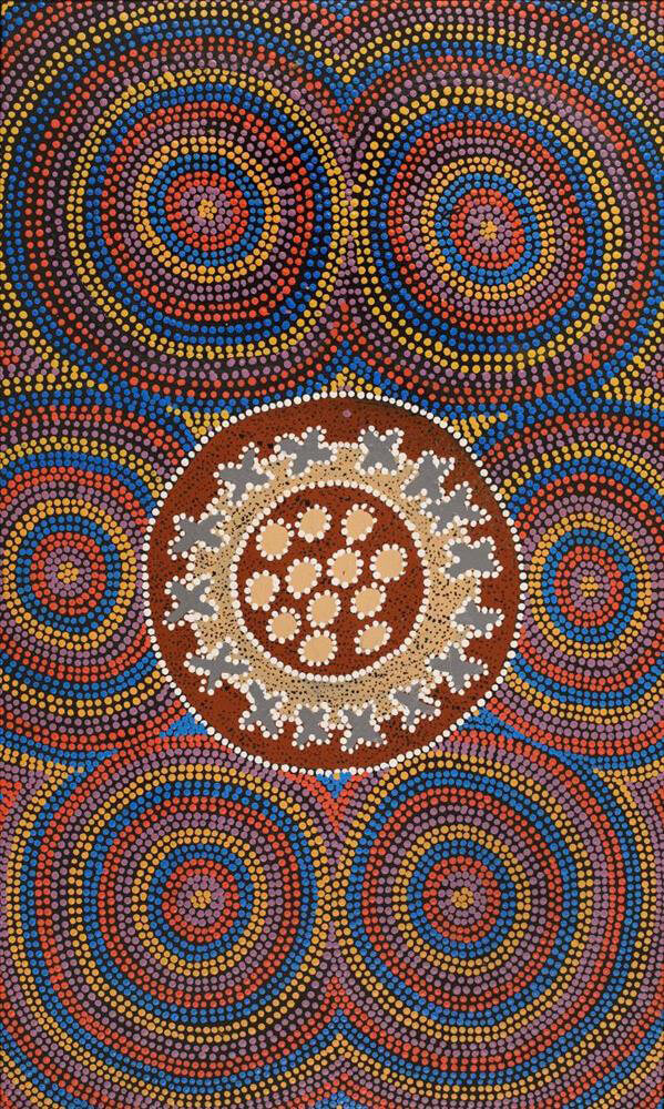 Buy Aboriginal Art by Wendy Napaljarri Kitson for Australian Souvenirs 7345