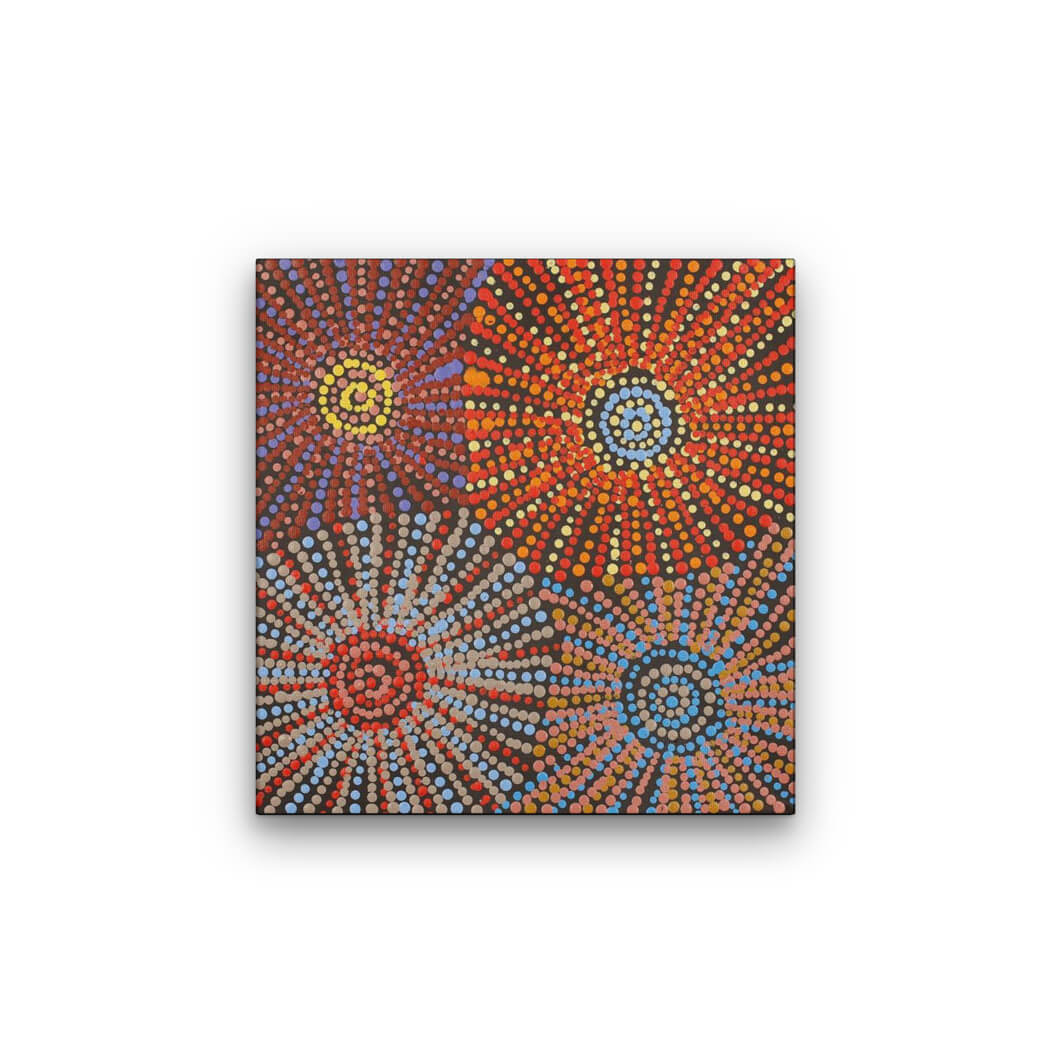 Buy Evelyn Nangala Robertson Aboriginal art at the BitsofAustralia Souvenir Shop