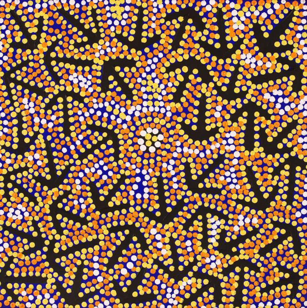 Buy Small Aboriginal Art Painting by Jeffrey Jangala Gallagher 36