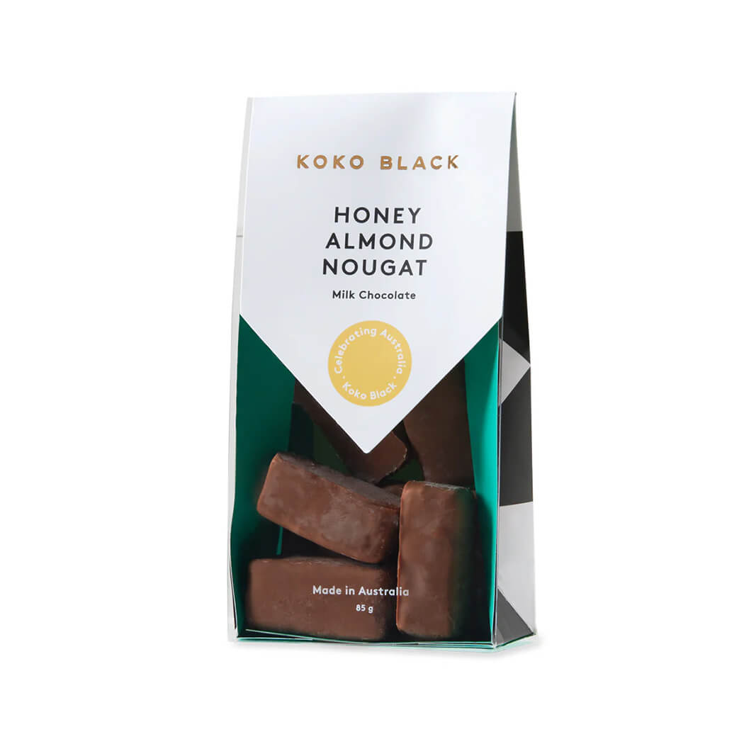 Buy Australian Food Gifts by Koko Black Honey Almond Nougat