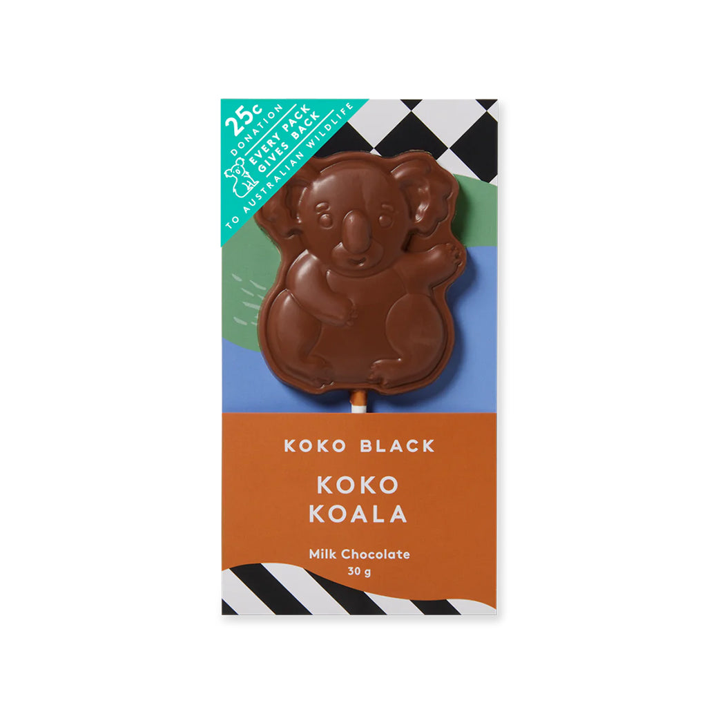 Koala Gifts Australia Milk Chocolate Pop by Koko Black