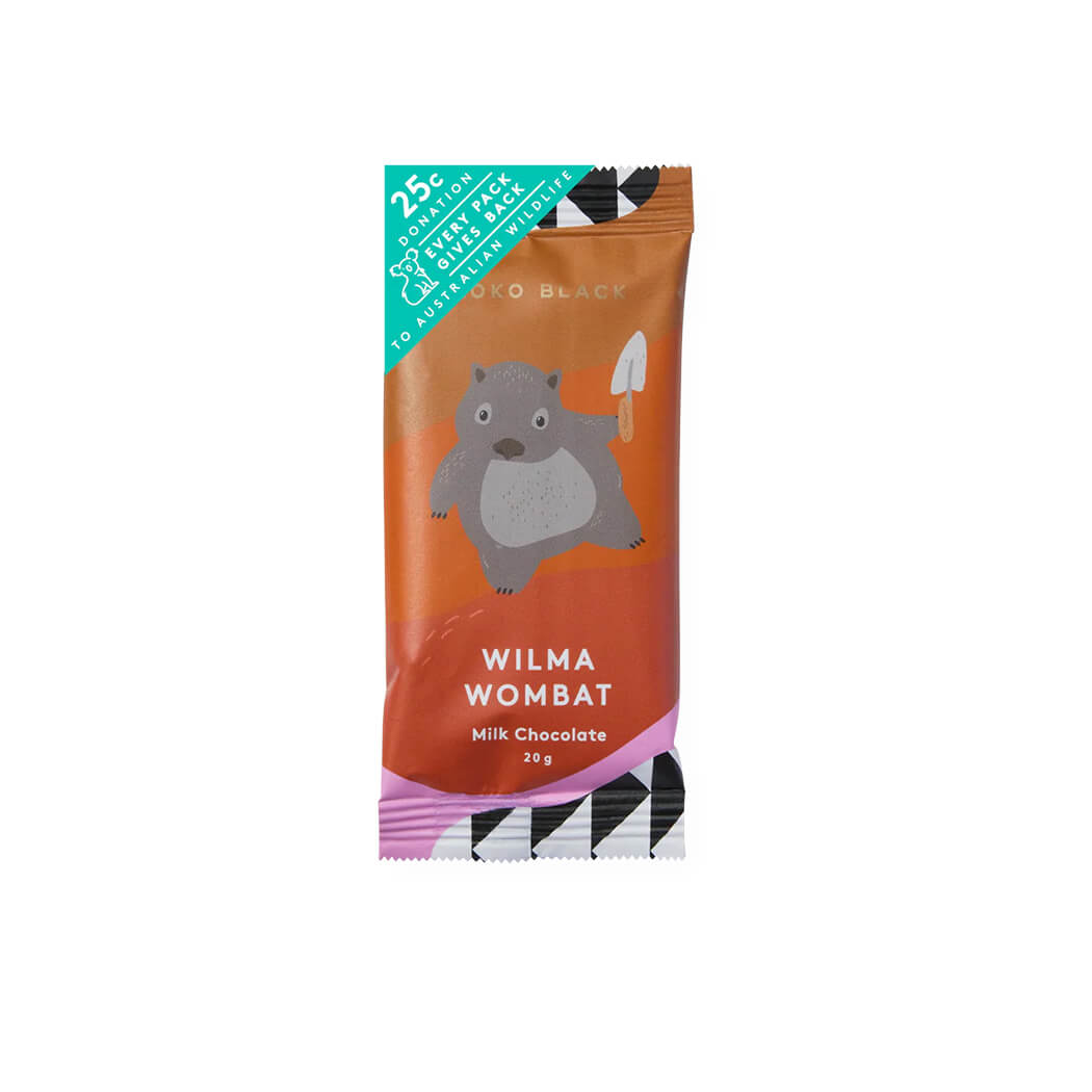 Wombat Gifts Australia A Mini Chocolate Bar by Koko Black